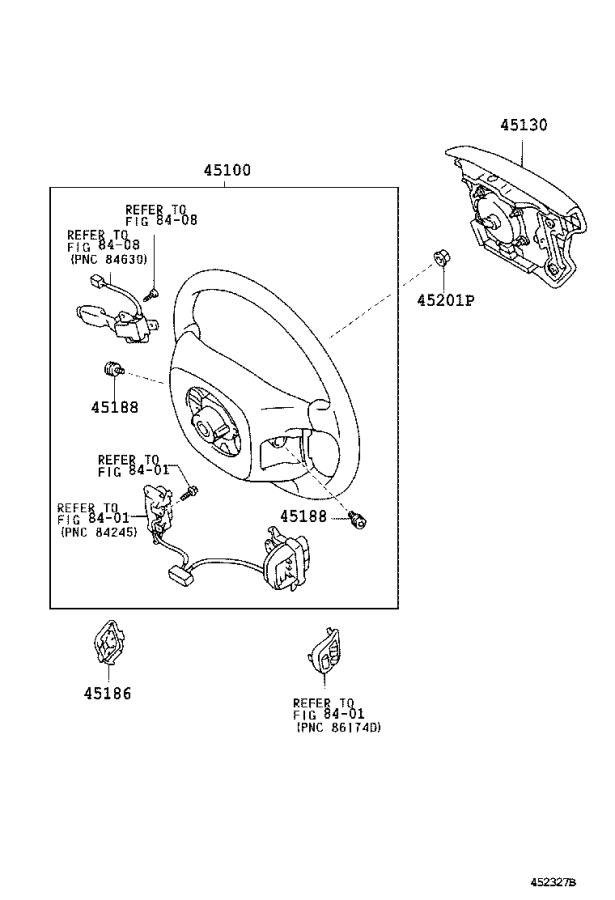 Lexus LS 430 Steering Wheel. MD.GRAY - 4510050200B2 | Bell Lexus North