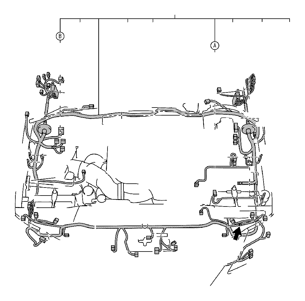 Lexus Lx 570 Protector Wiring Harness No 1 Engine